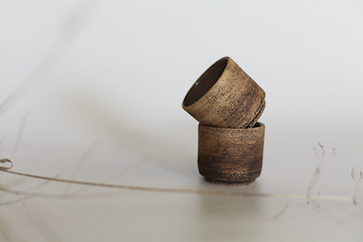 Espresso cup, tea cup - stoneware 70ml -2.36 oz.