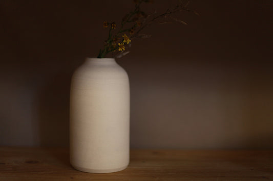 Off white vase