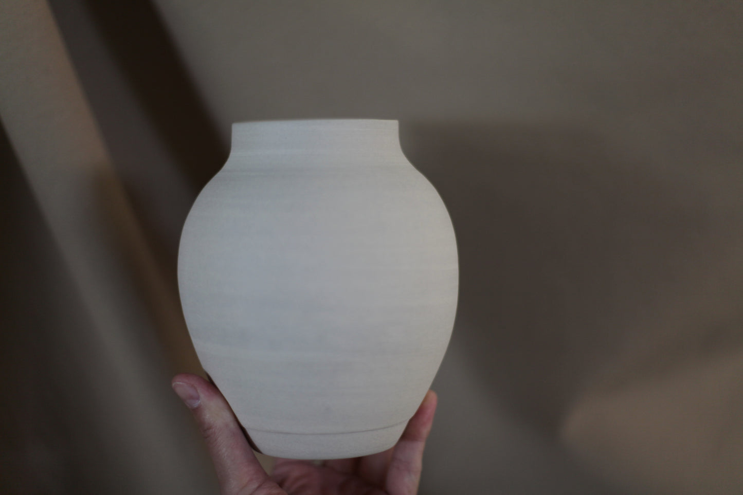 Off white vase