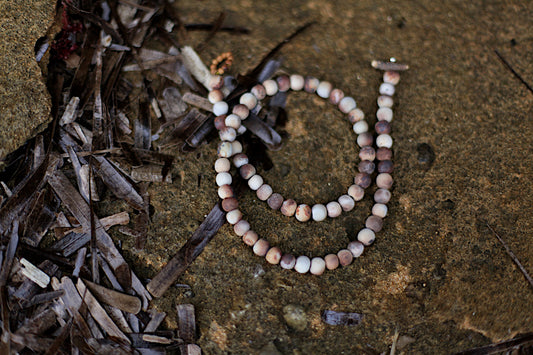 Dainty - Raised from ashes ceramic beaded necklace 45cm