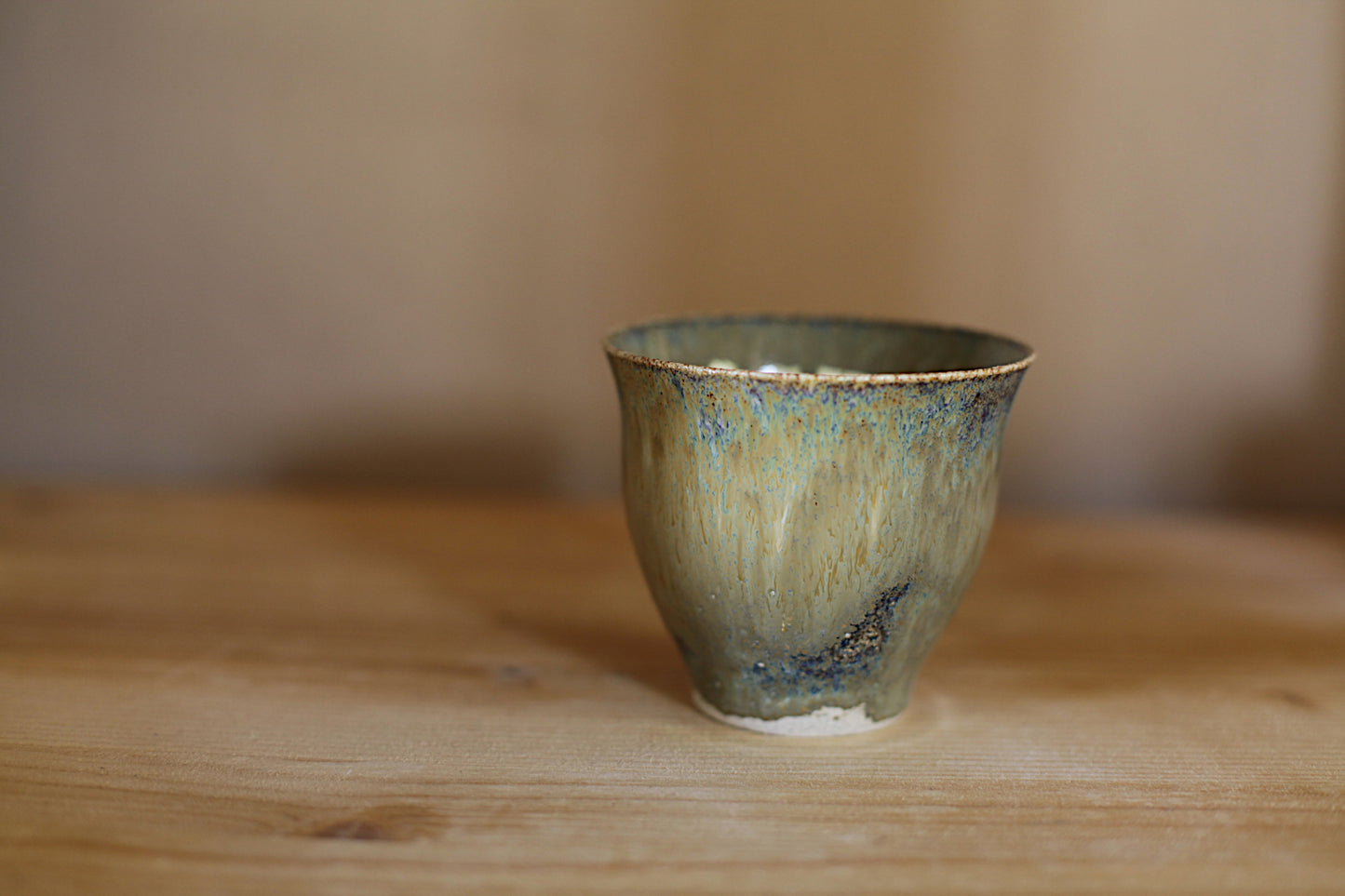 Green gold bowl - porcelanic stoneware