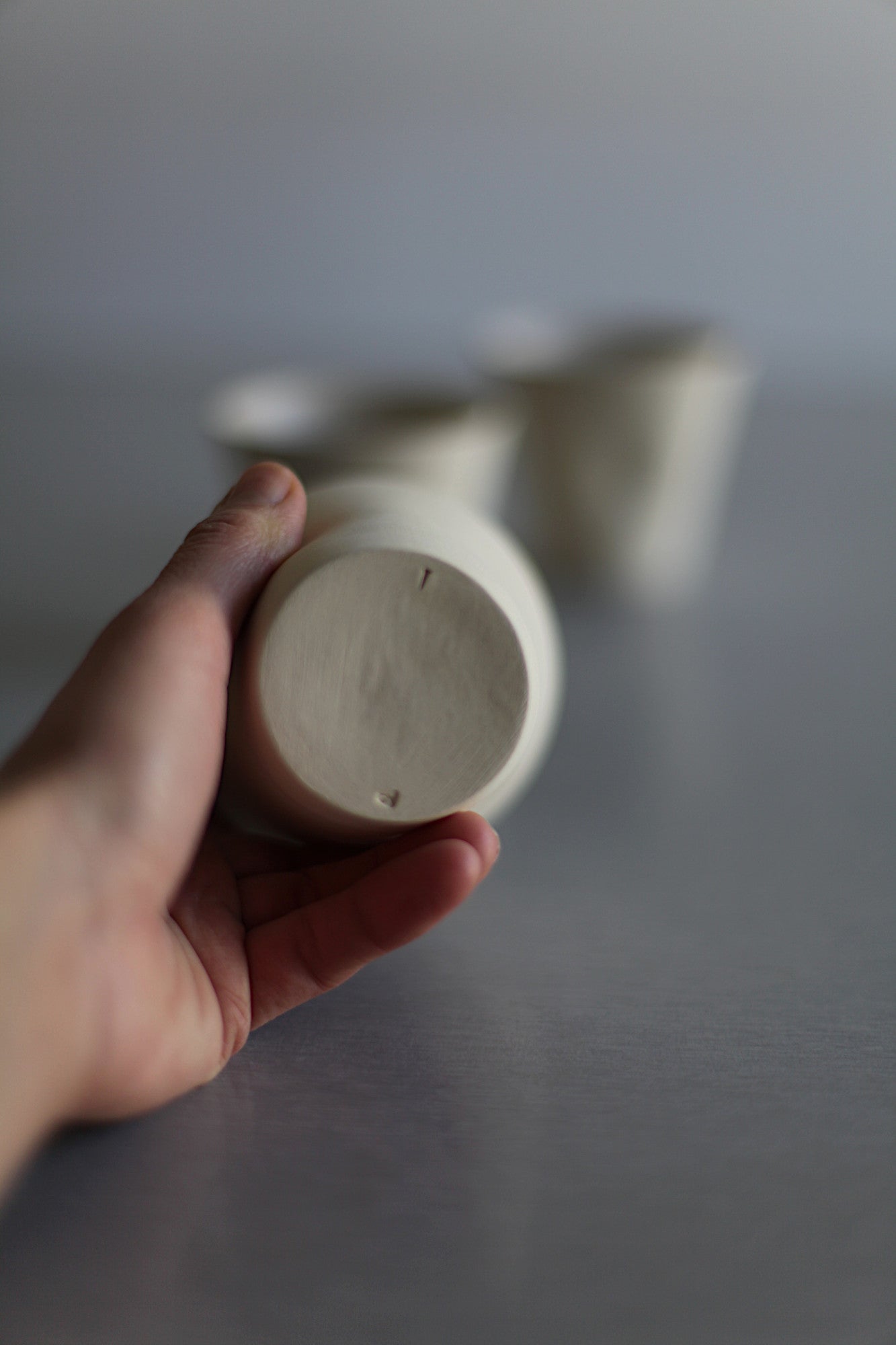 Flat white cup, coffee cup, cafe au lait cup, tasse de café au lait, ceramic tumbler - stoneware, 200 ml - 6.76 oz