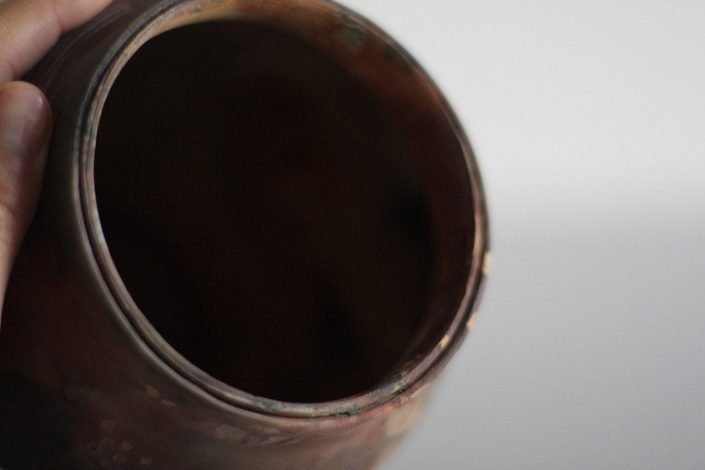 Decorative pit fired vessel