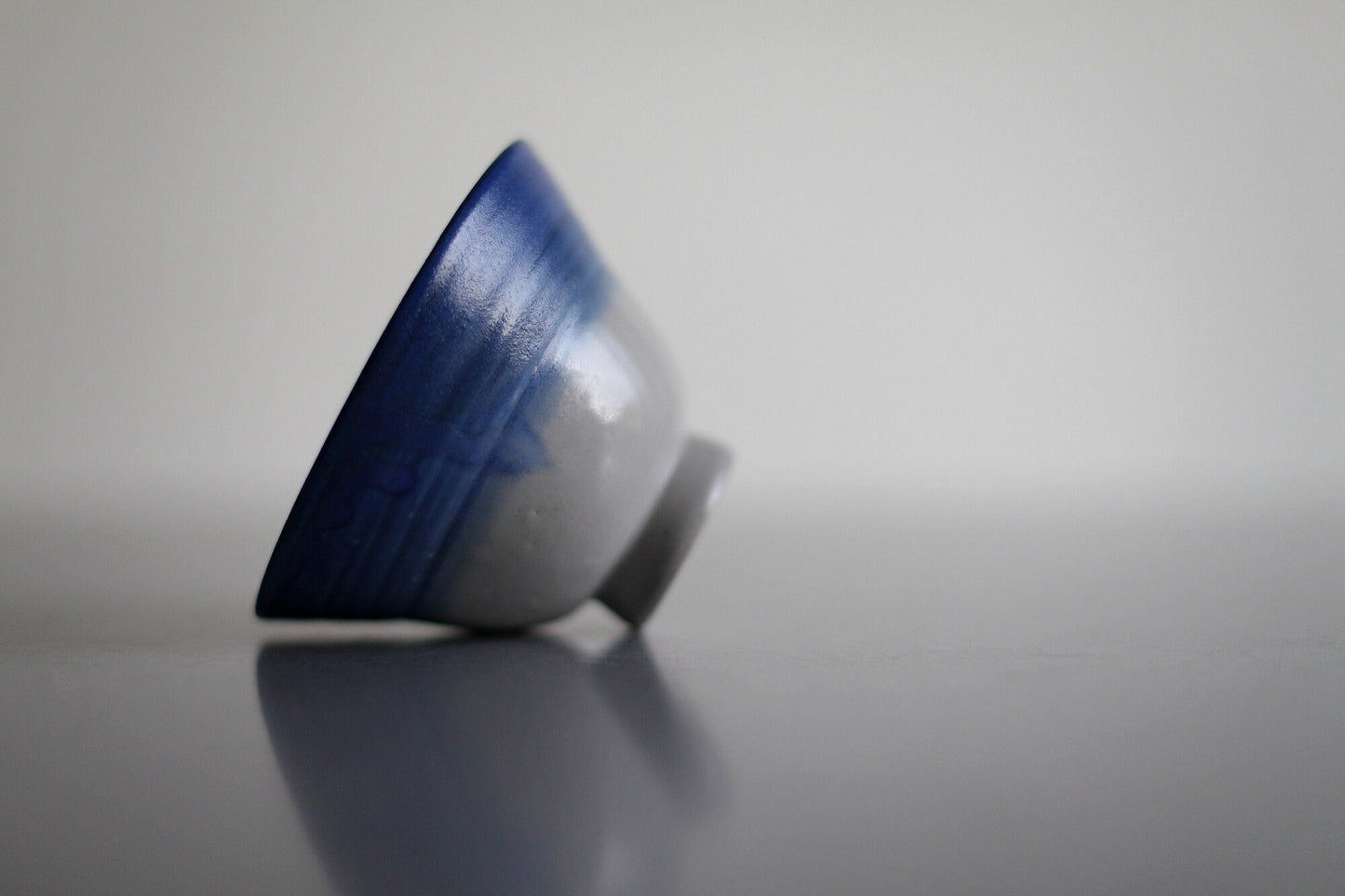 Blue and white tea bowl