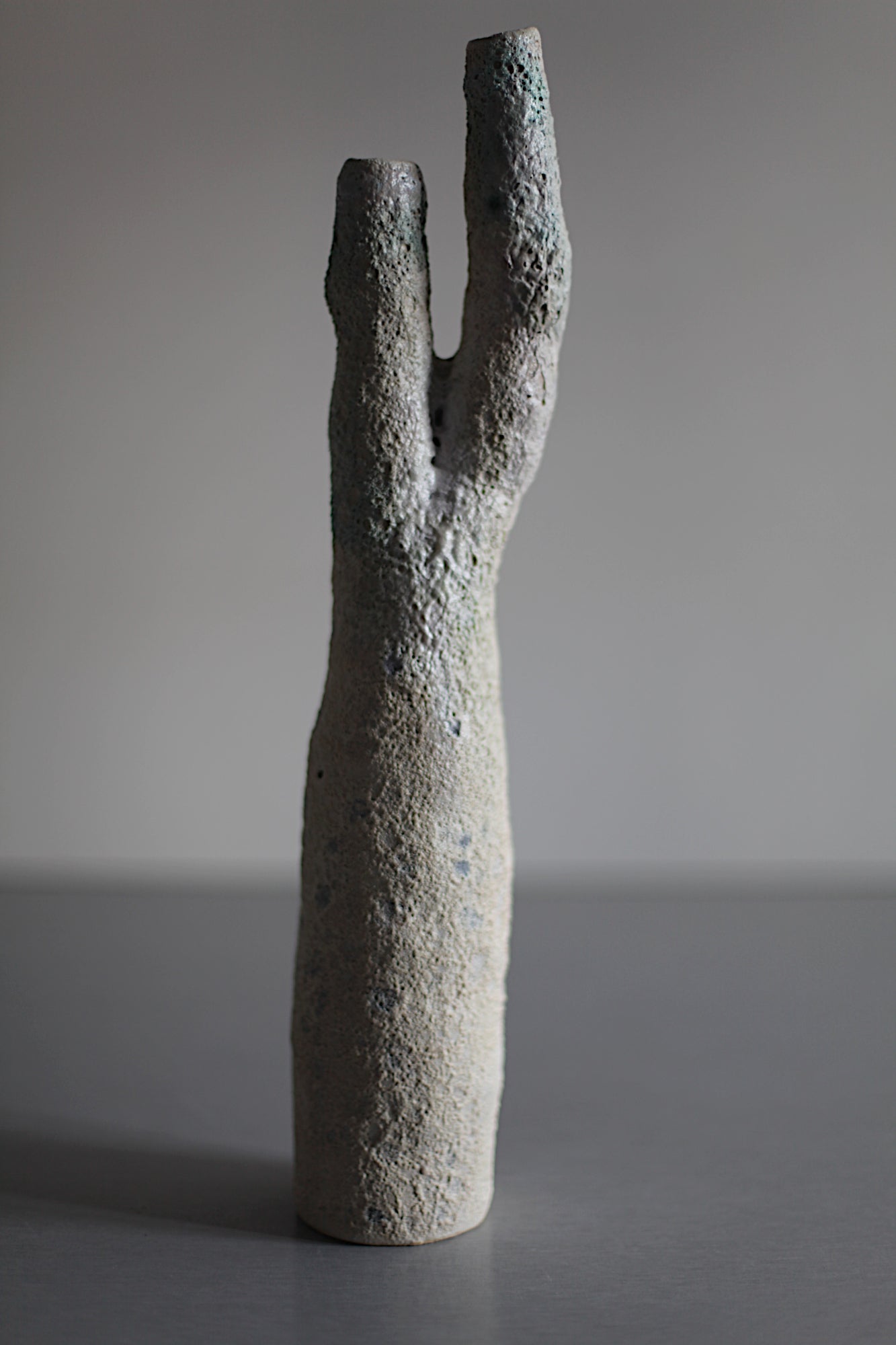 Double neck coral vessel