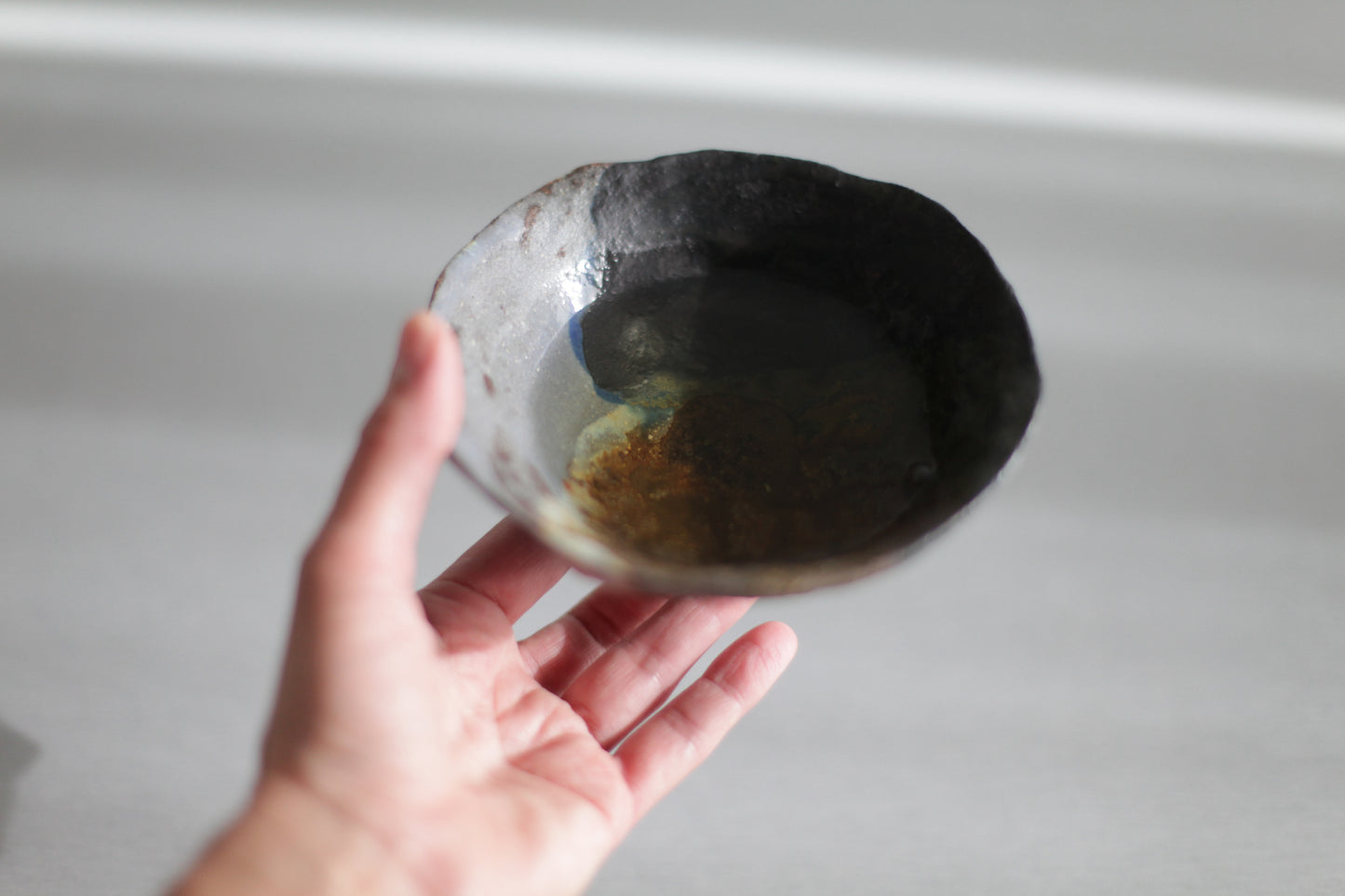 Lava tea bowl - 200ml tea bowl, gongfu cha bowl, chawan