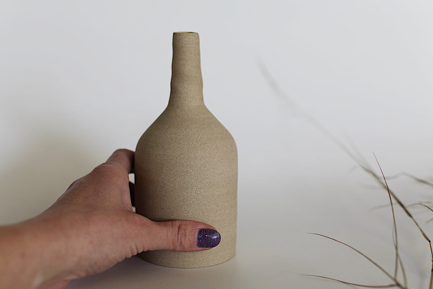 Stoneware petite bottle