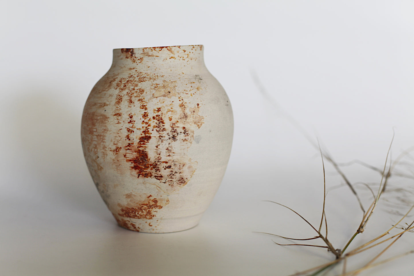Pit fired vase - one of a kind