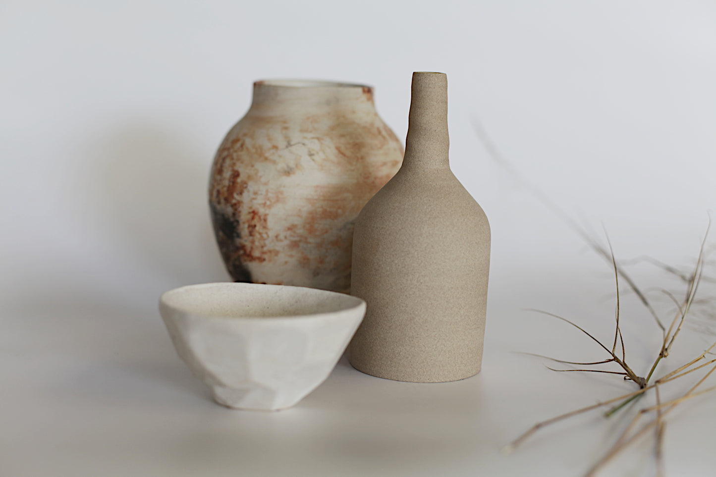 Stoneware petite bottle
