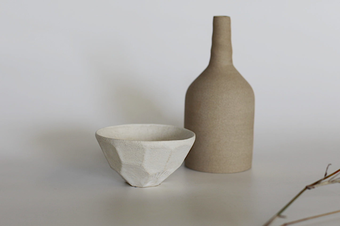 Stoneware petite bottle