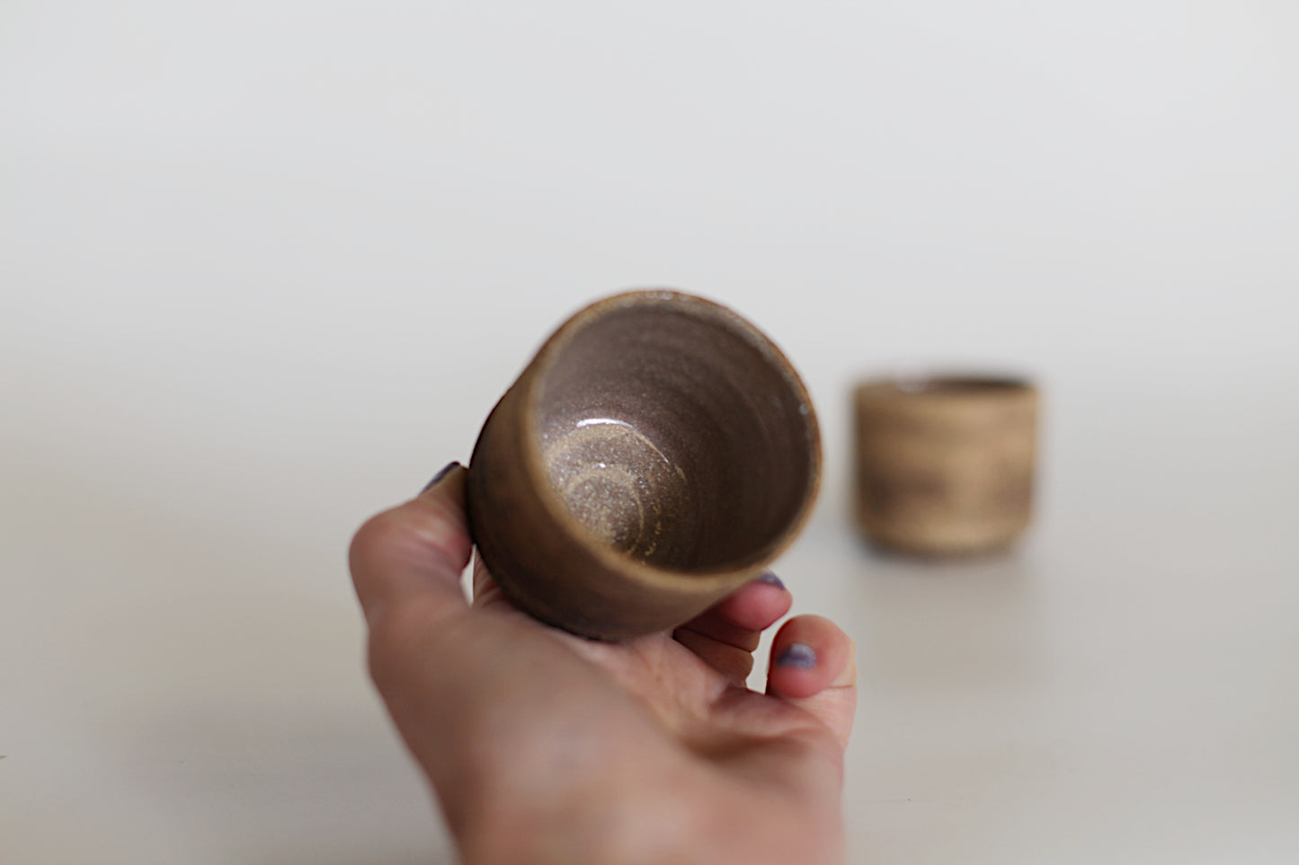 Espresso cup, tea cup - stoneware 70ml -2.36 oz.