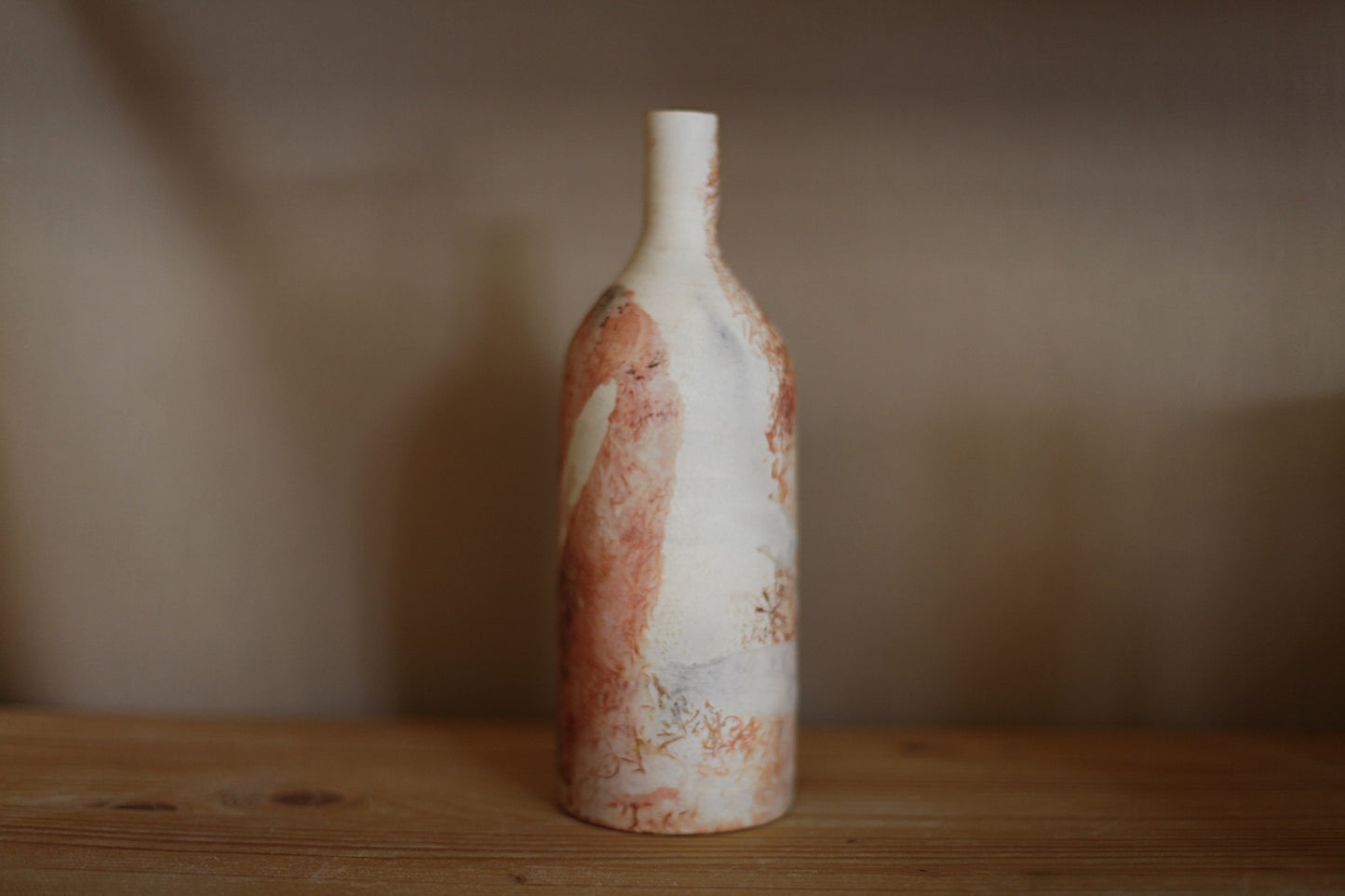 Pit fired bottle