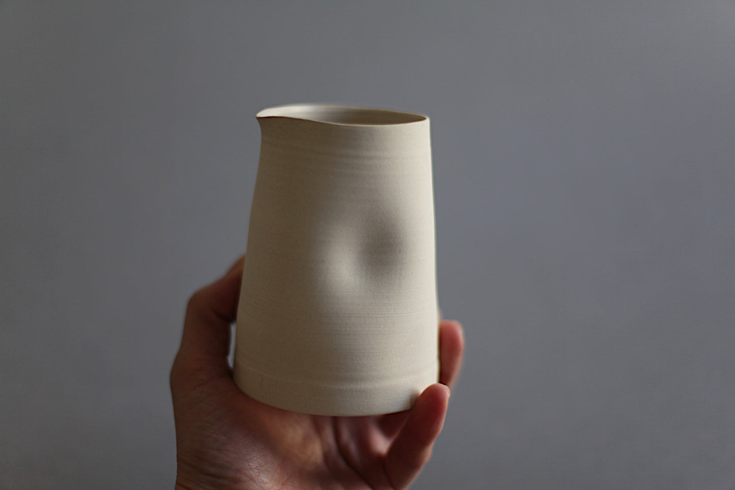 Ceramic pourer, fair cup - stoneware, 200 ml - 6.76 oz