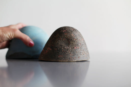 Earth and sky ceramic sculpture